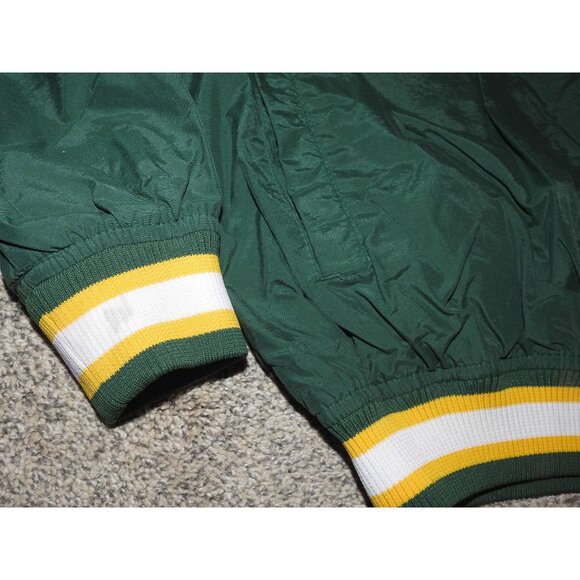 Vintage 90s Green Bay Packers Pro Line Starter Pullover Lined Windbreaker Large - Picture 7 of 13